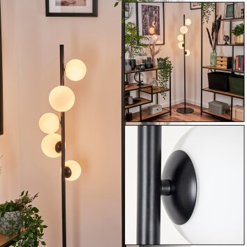 Remaisnil Stehleuchte Glas 10 cm, 12 cm Weiß, 5-flammig Remaisnil Stehleuchte Glas 10 cm, 12 cm Weiß, 5-flammig