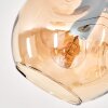 Ripoll Stehleuchte Glas 15 cm Bernsteinfarben, 5-flammig