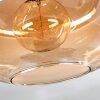 Apedo Deckenleuchte Glas 30 cm Bernsteinfarben, 1-flammig