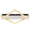 Globo LESINA Deckenleuchte LED Chrom, Gold, Schwarz, Weiß, 1-flammig