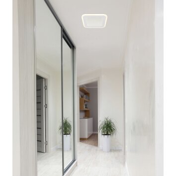 Globo LAMELA Deckenleuchte LED Weiß, 1-flammig Globo LAMELA Deckenleuchte LED Weiß, 1-flammig