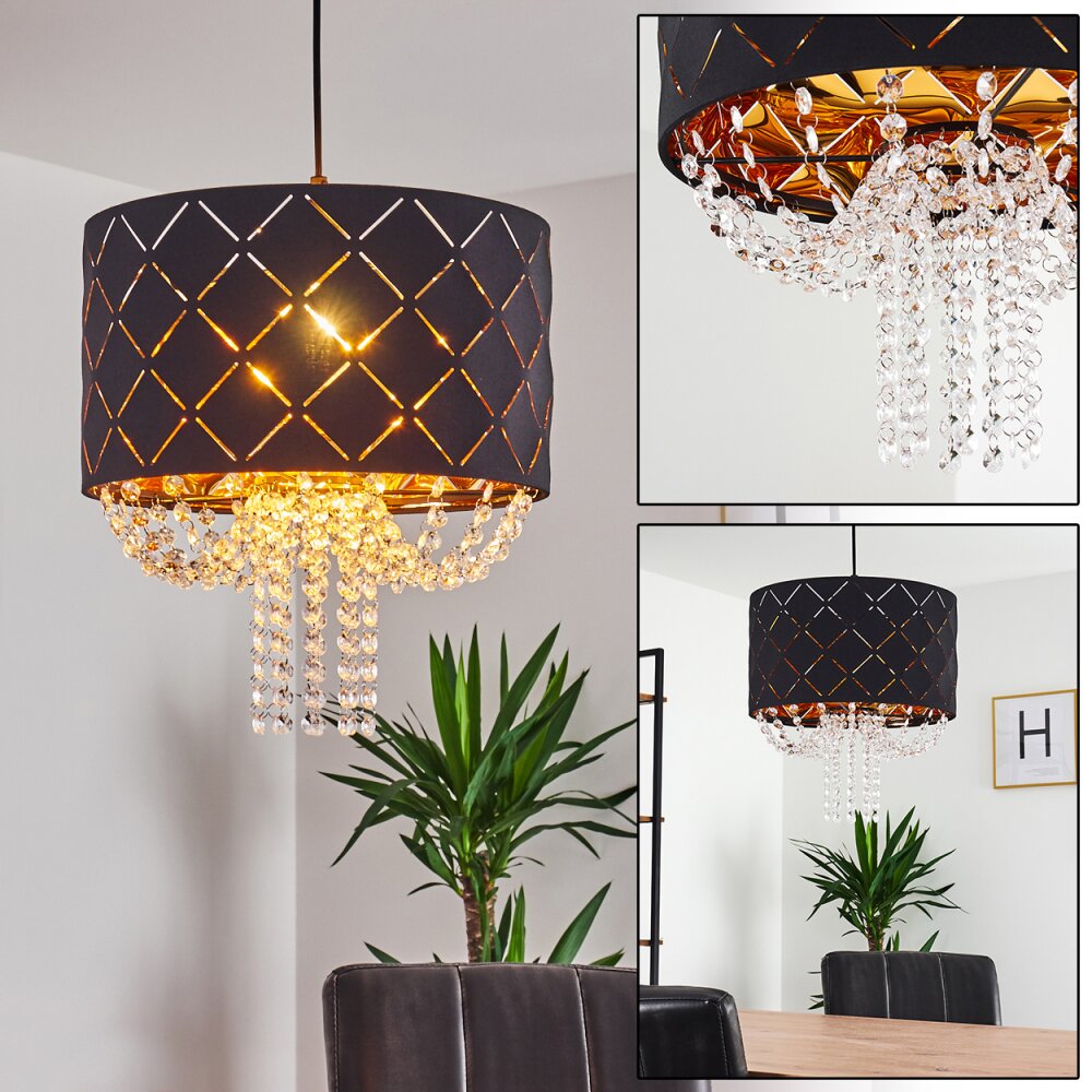 Meldal Hängeleuchte Schwarz, 1-flammig main product photo