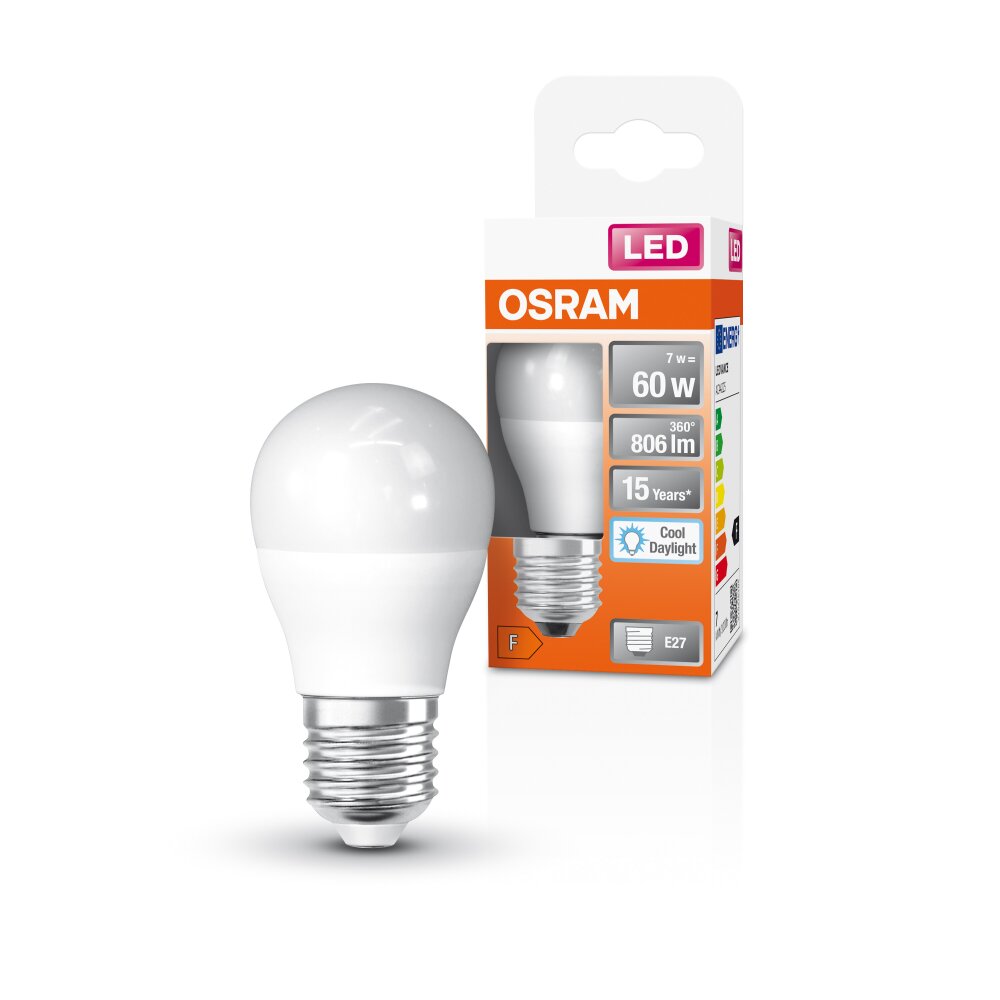 OSRAM LED Star E27 7,5 Watt 6500 Kelvin 806 Lumen main product photo