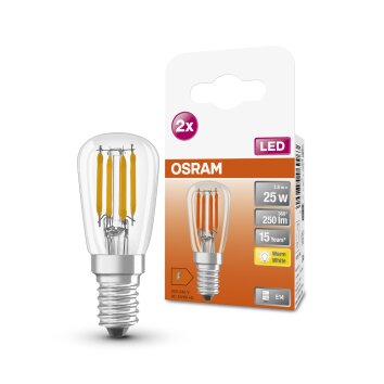 OSRAM 2er Set LED Special E14 2,8 Watt 2700 Kelvin 250 Lumen