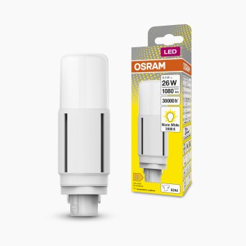 OSRAM DULUX G24d 9,5 Watt 3000 Kelvin 1080 Lumen OSRAM DULUX G24d 9,5 Watt 3000 Kelvin 1080 Lumen