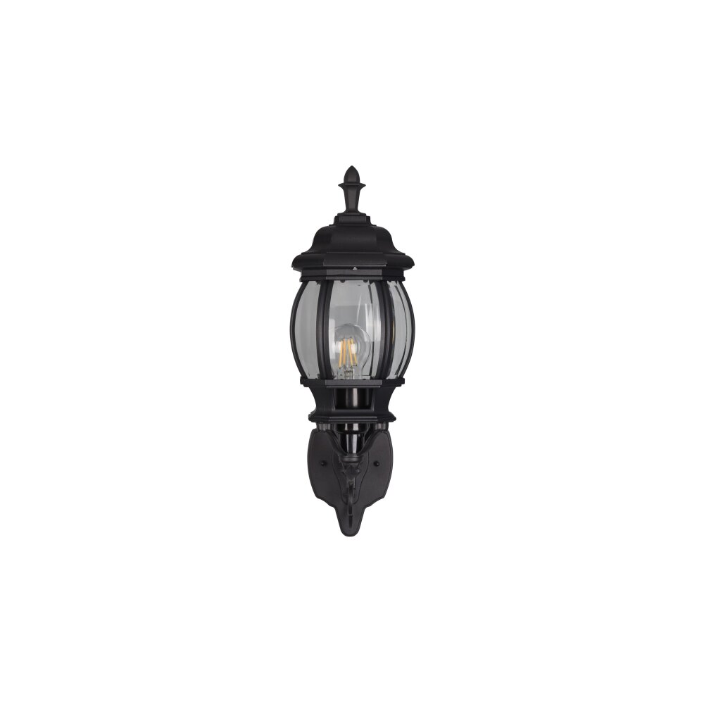Trio Elvo Wandleuchte Schwarz, 1-flammig