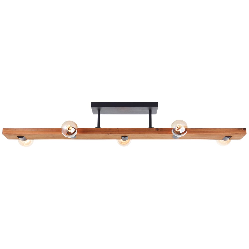 Brilliant Mertes Deckenleuchte Braun, Schwarz, 5-flammig main product photo