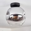 Ripoll Deckenleuchte Glas 25 cm Chrom, Klar, 1-flammig
