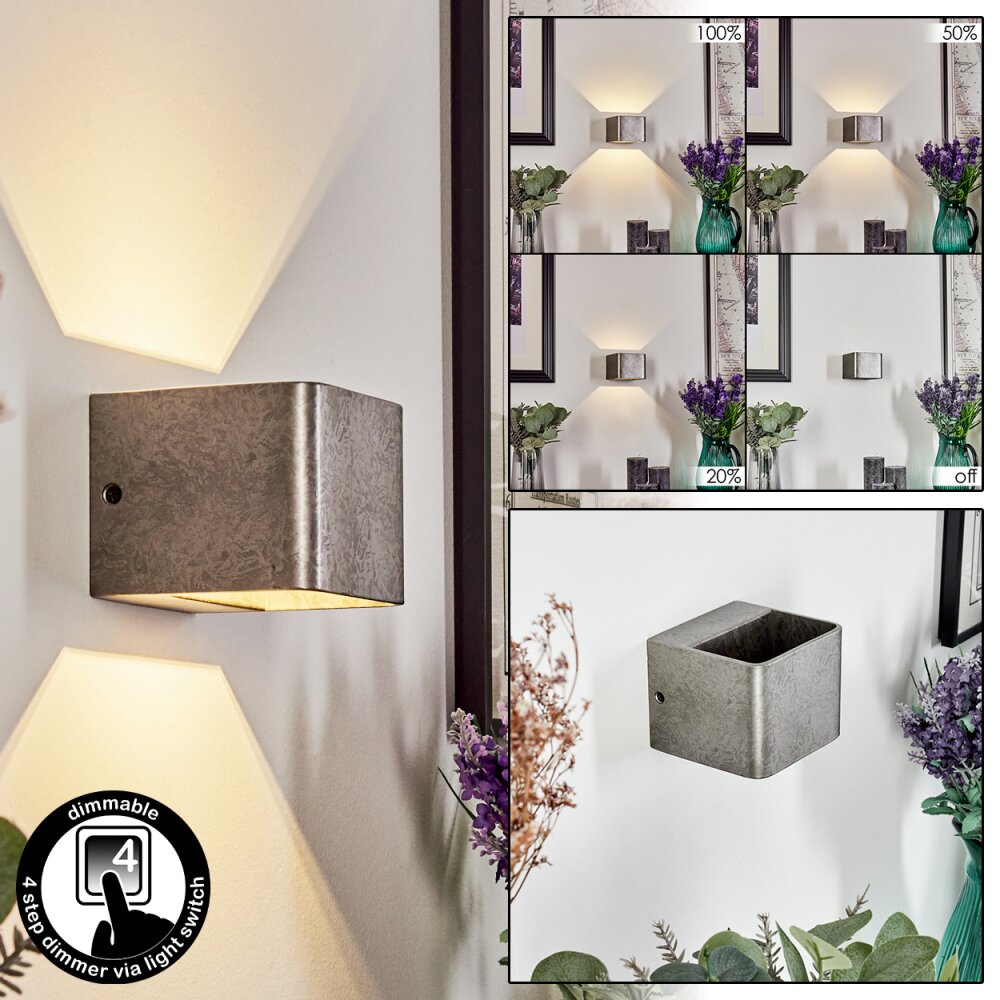 Chuitna Wandleuchte LED Nickel Antik, 1-flammig main product photo