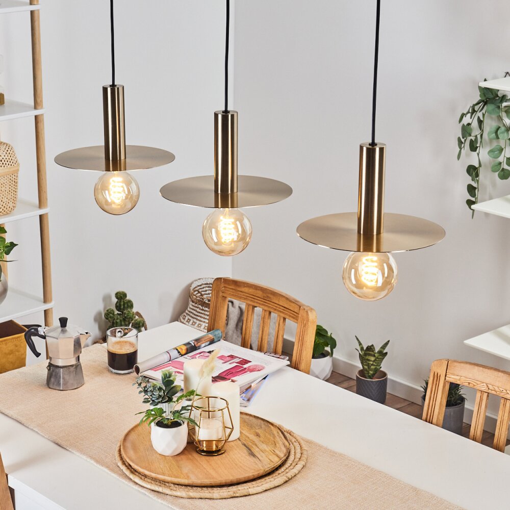 Faido Hängeleuchte Schwarz, 3-flammig main product photo