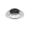 Reality KARLSBORG Deckenventilator LED Schwarz, 1-flammig, Fernbedienung