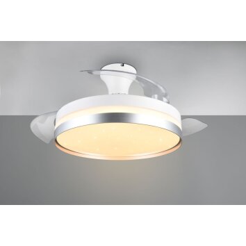 Reality LINDBERG Deckenventilator LED Titan, 1-flammig, Fernbedienung