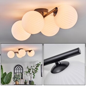 Chehalis Deckenleuchte Glas 15cm Weiß, 4-flammig Chehalis Deckenleuchte Glas 15cm Weiß, 4-flammig