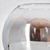Koyoto Tischleuchte Glas 20 cm Klar, Rauchfarben, 1-flammig