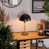 Pilz Look Sandvig Tischleuchte Gold, Schwarz, 1-flammig
