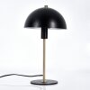 Pilz Look Sandvig Tischleuchte Gold, Schwarz, 1-flammig