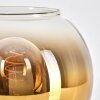 Koyoto Tischleuchte Glas 20cm Gold, Klar, 1-flammig