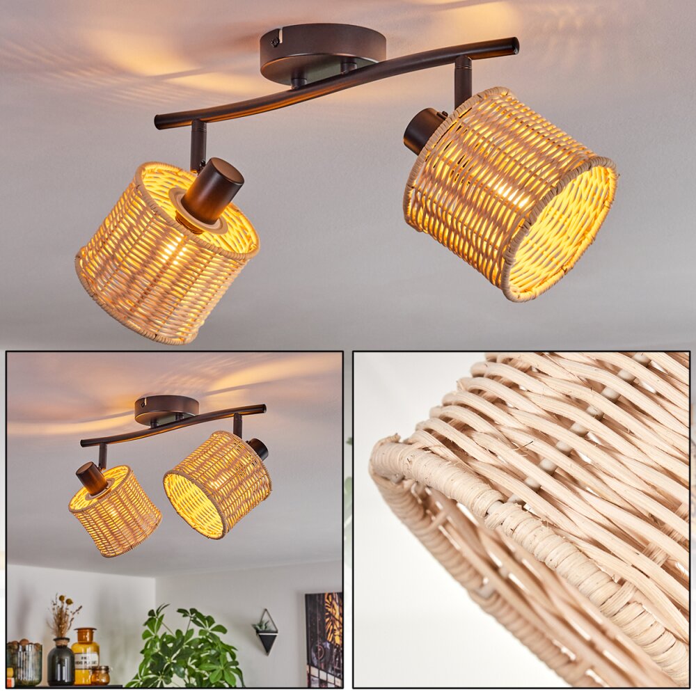 Cavaca Deckenleuchte Schwarz, 2-flammig main product photo