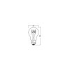 OSRAM Vintage 1906 LED E27 4,8 Watt 470 Lumen 2700 Kelvin