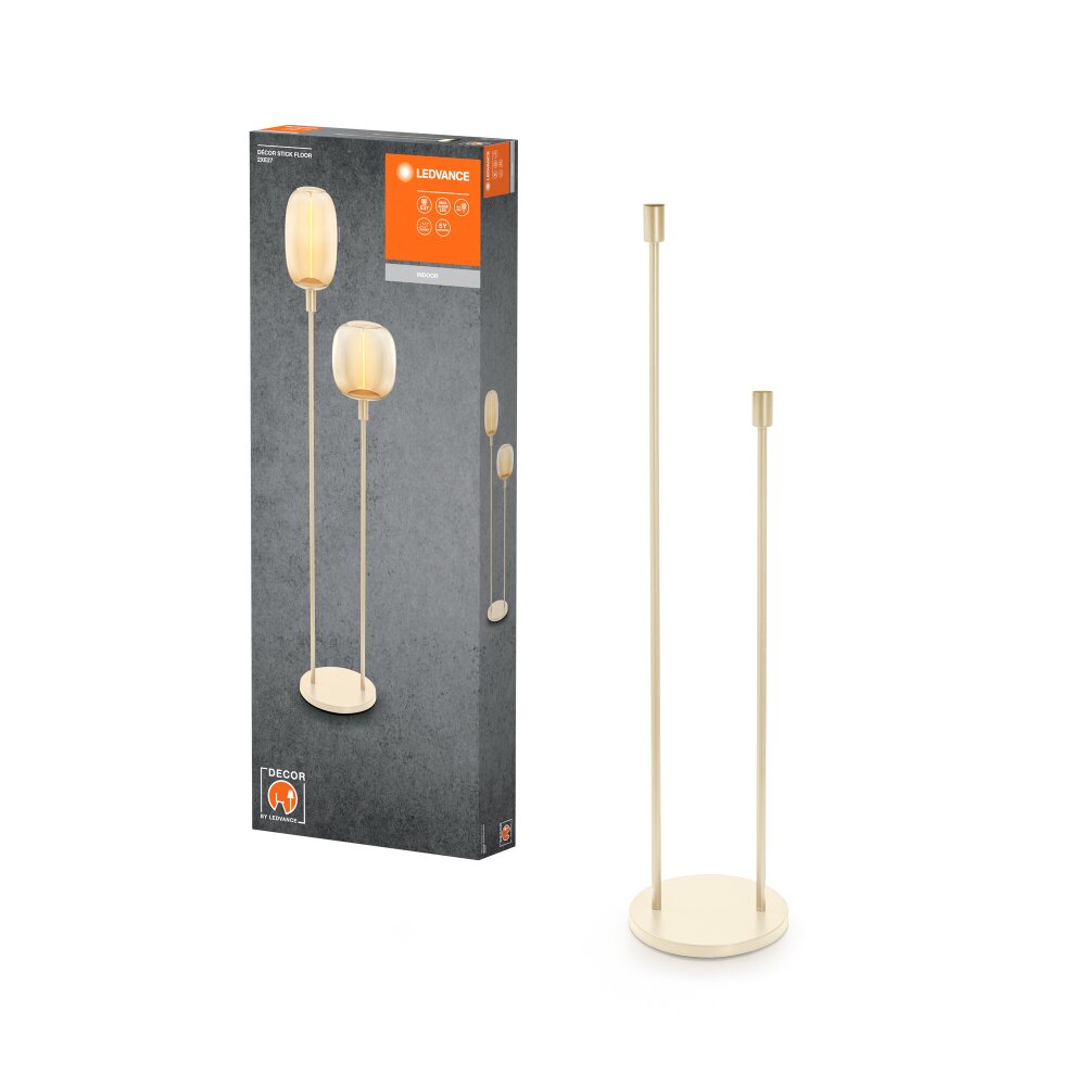 LEDVANCE Decor Stick Stehlampe Beige, 1-flammig main product photo