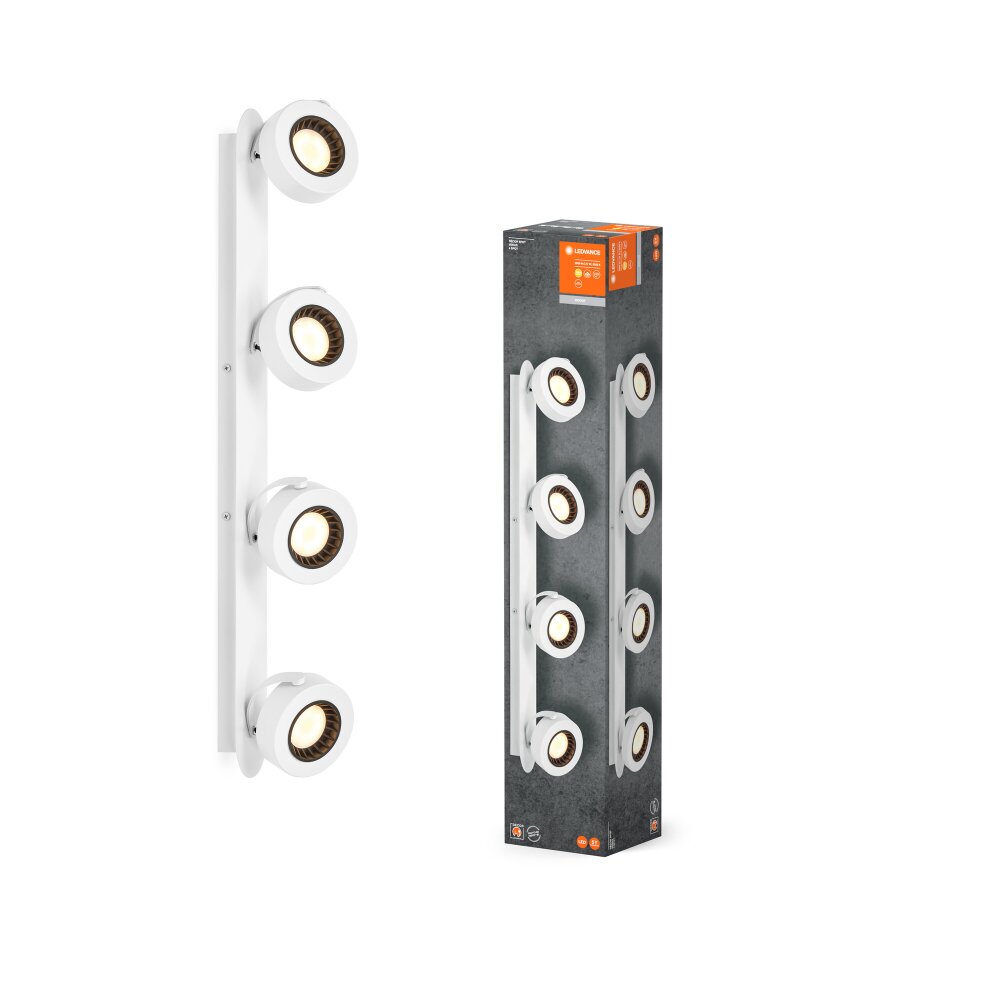 LEDVANCE Decor Deckenleuchte Weiß, 4-flammig main product photo