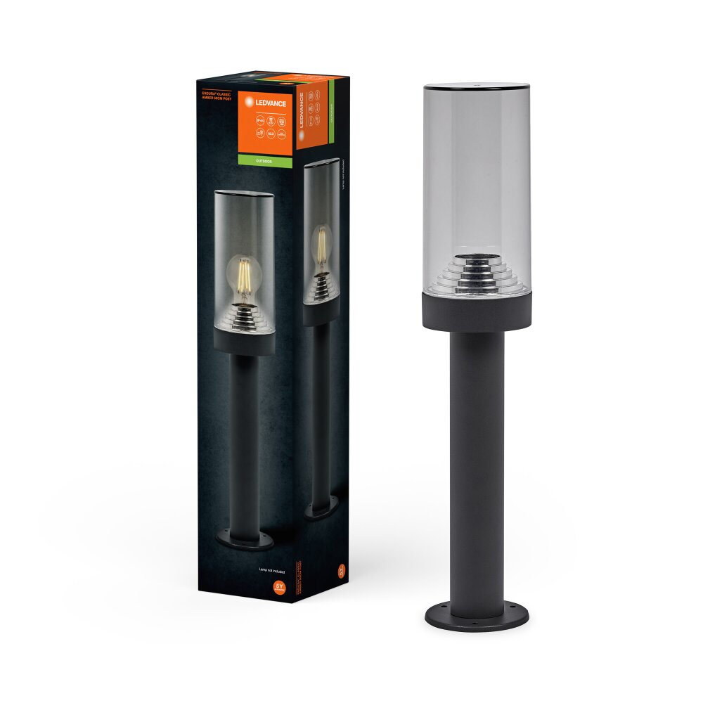 LEDVANCE Endura Wandleuchte Grau, 1-flammig main product photo