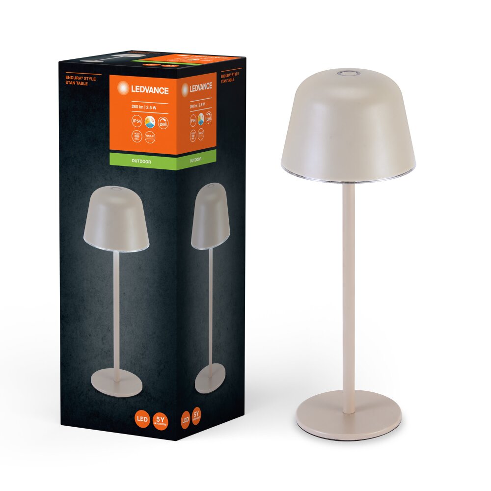 LEDVANCE Endura Tischleuchte Beige, 1-flammig main product photo
