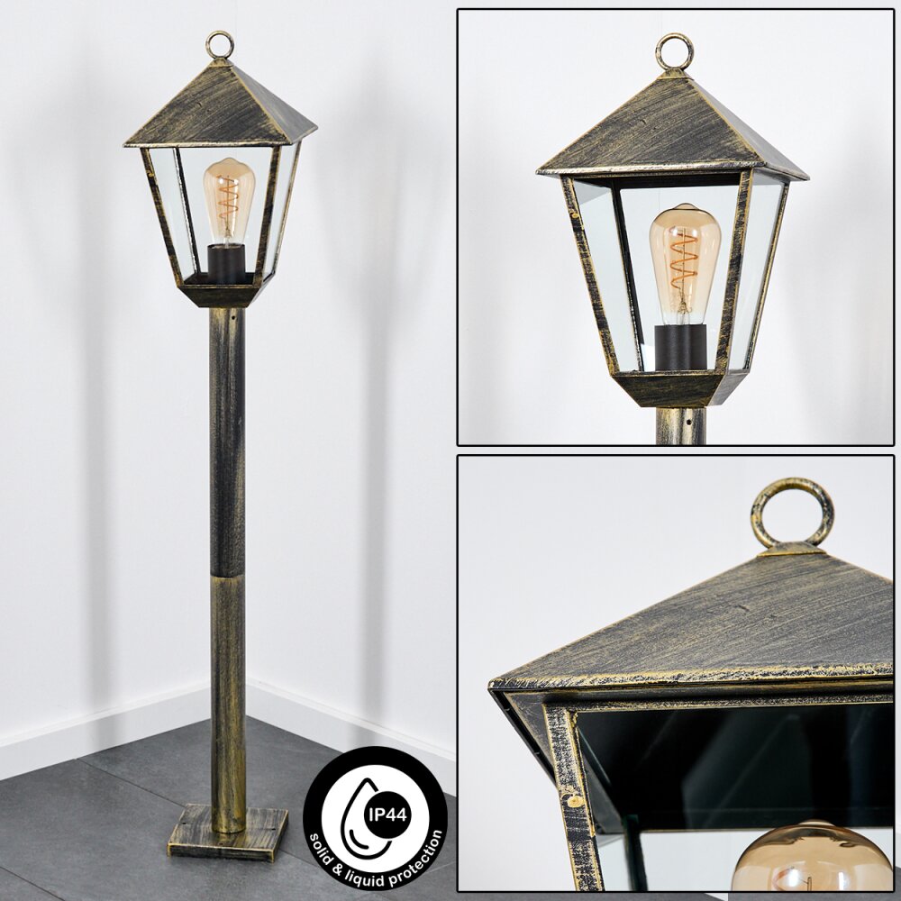 Anfei Wegeleuchte Braun, Gold, 1-flammig main product photo
