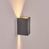 Hoods Außenwandleuchte LED Anthrazit, 1-flammig Hoods Außenwandleuchte LED Anthrazit, 1-flammig