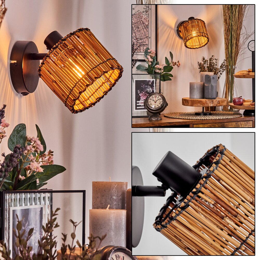 Cando Wandleuchte Schwarz, 1-flammig main product photo
