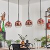Ripoll Pendelleuchte Glas 15 cm Klar, Kupferfarben, 4-flammig