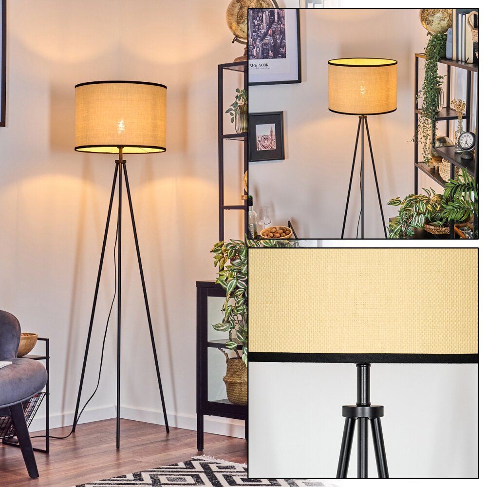 Chellas Stehleuchte Schwarz, 1-flammig main product photo