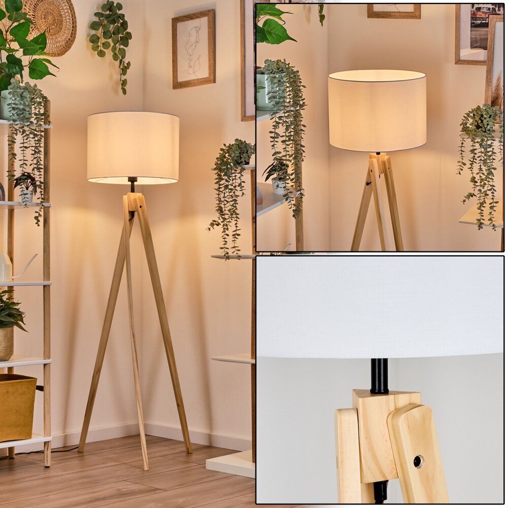 Bassagoda Stehleuchte Naturfarben, 1-flammig main product photo