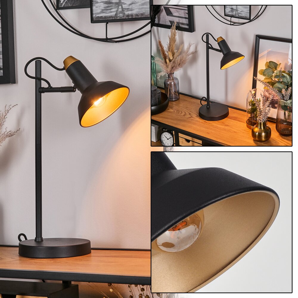 Vouzy Tischleuchte Schwarz, 1-flammig main product photo