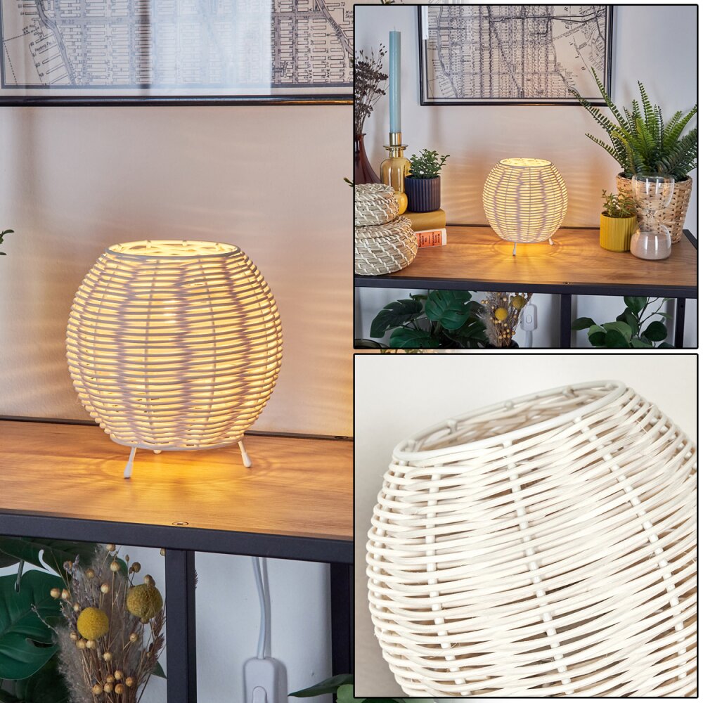Malpica Tischleuchte 16 cm Beige, 1-flammig main product photo