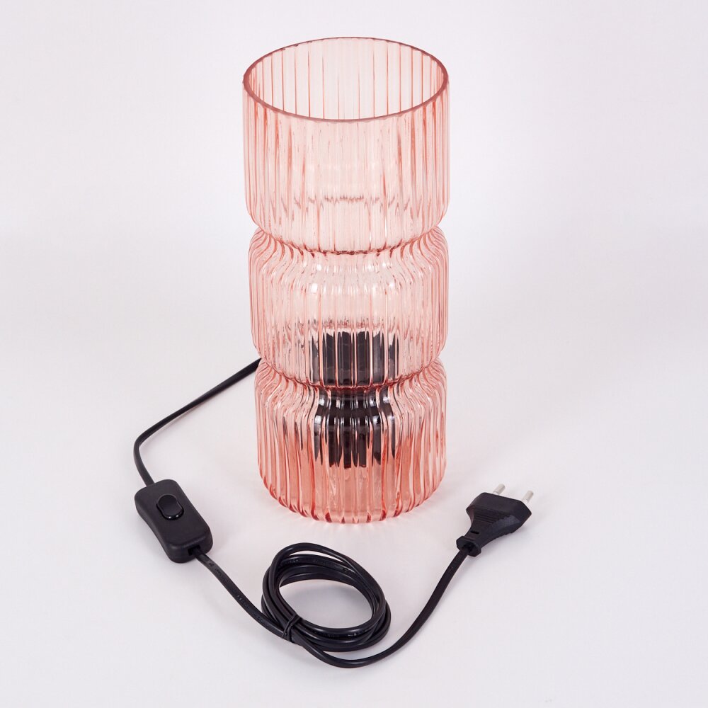 Penteado Tischleuchte Glas 10,5cm Schwarz, 1-flammig