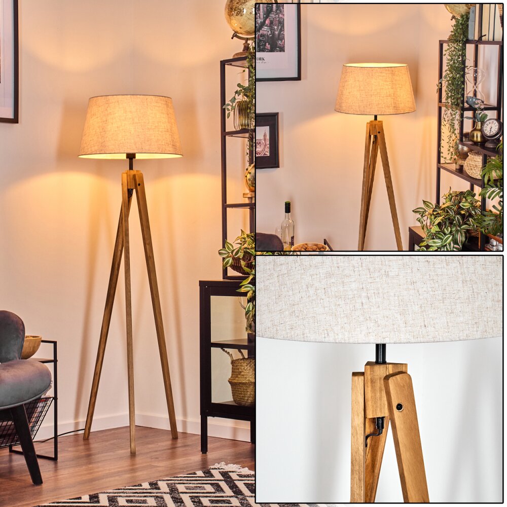 Bassagoda Stehleuchte 45 cm Naturfarben, 1-flammig main product photo