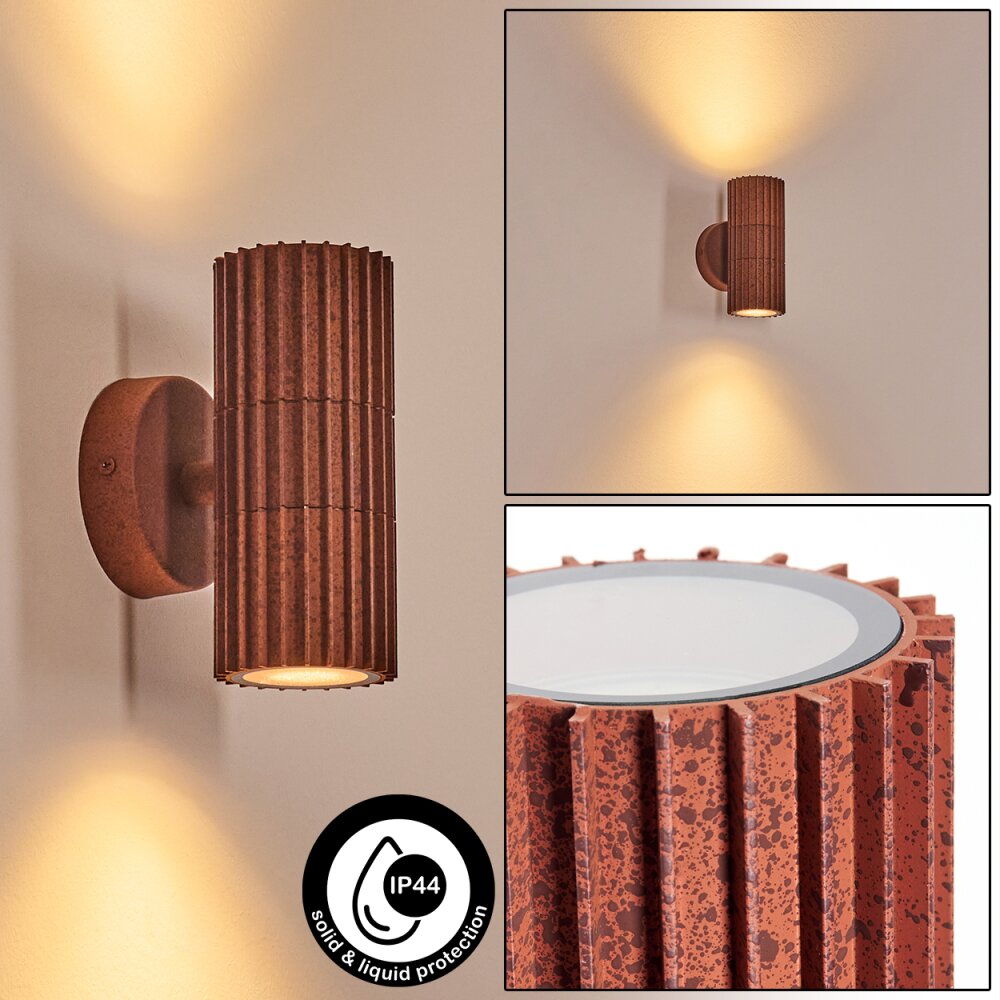 Cidral Aussenwandleuchte Rostfarben, 2-flammig main product photo