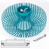 Wemude Deckenleuchte 40,5 cm Blau, 1-flammig