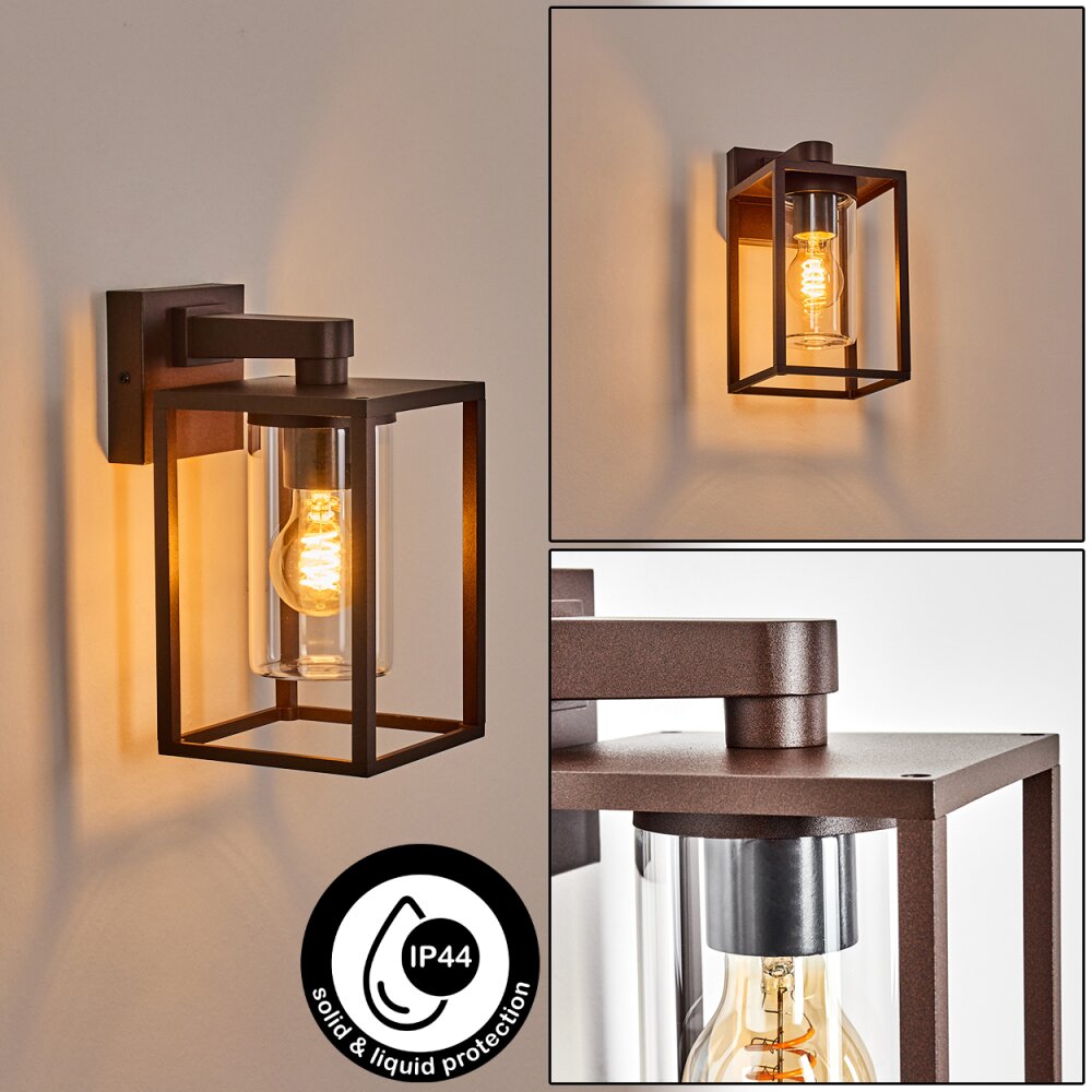 Trancozelos Aussenwandleuchte Rostfarben, 1-flammig main product photo