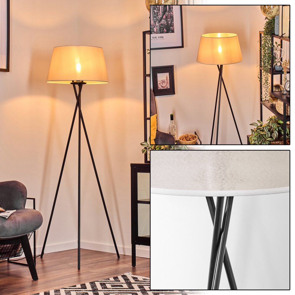 Bassagoda Stehleuchte 45 cm beige, Weiß, 1-flammig main product photo