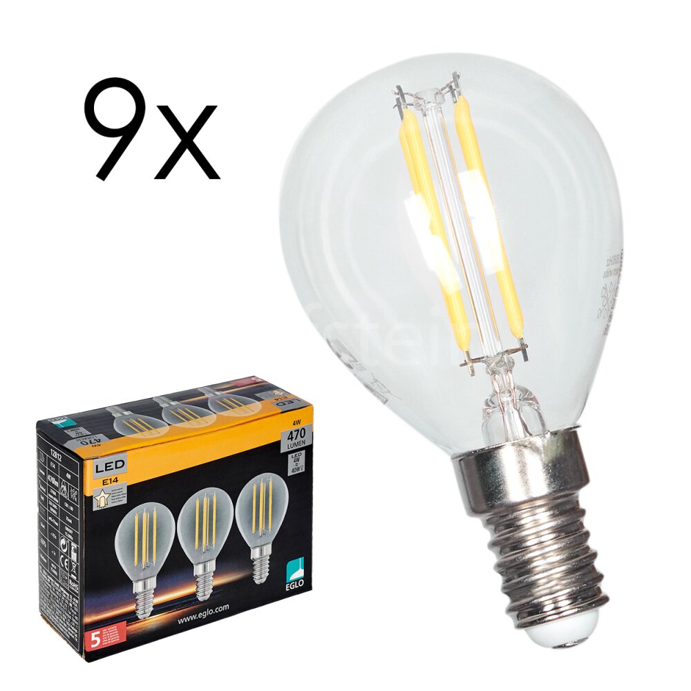 LED E14 9er Set 4 Watt 2700 470 Kelvin main product photo