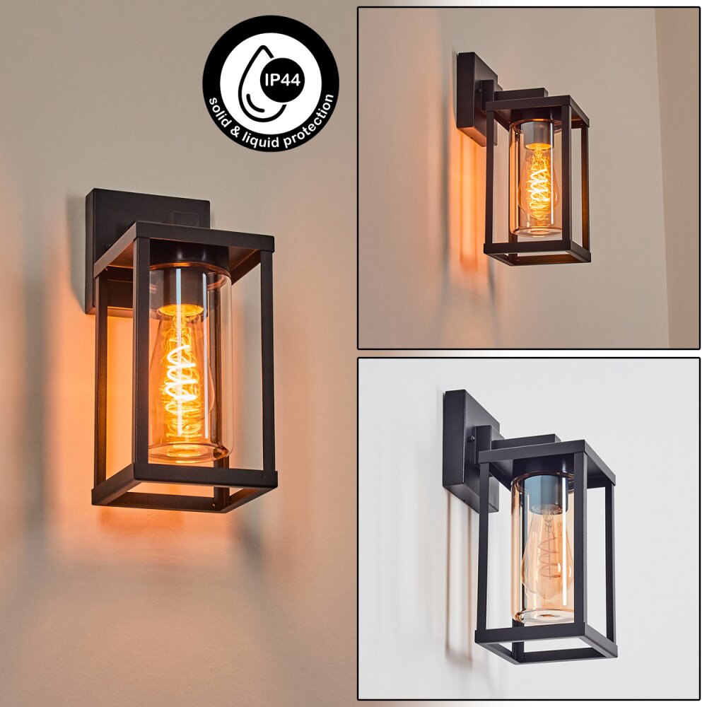 Avete Außenwandleuchte Schwarz, 1-flammig main product photo