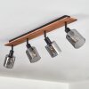 Aggebu Deckenleuchte Glas 8 cm Naturfarben, Schwarz, 4-flammig