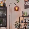 Koyoto Bogenlampe Glas 25 cm Kupferfarben, 1-flammig