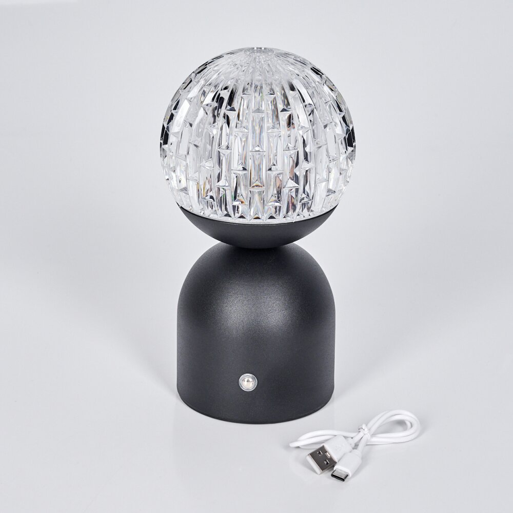 Yngered Tischleuchte LED Schwarz, 1-flammig