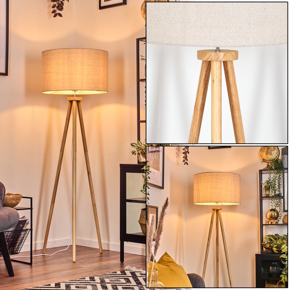 Flemming Stehleuchte Naturfarben, 1-flammig main product photo