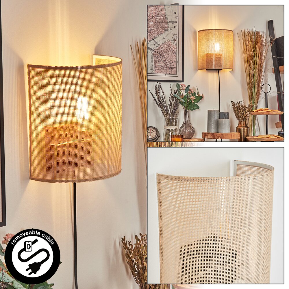 Labrujo Wandleuchte Schwarz, 1-flammig main product photo