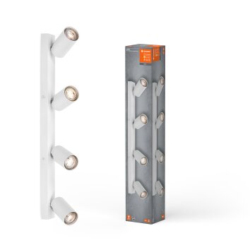 LEDVANCE Led Spot Deckenleuchte Weiß, 4-flammig LEDVANCE Led Spot Deckenleuchte Weiß, 4-flammig