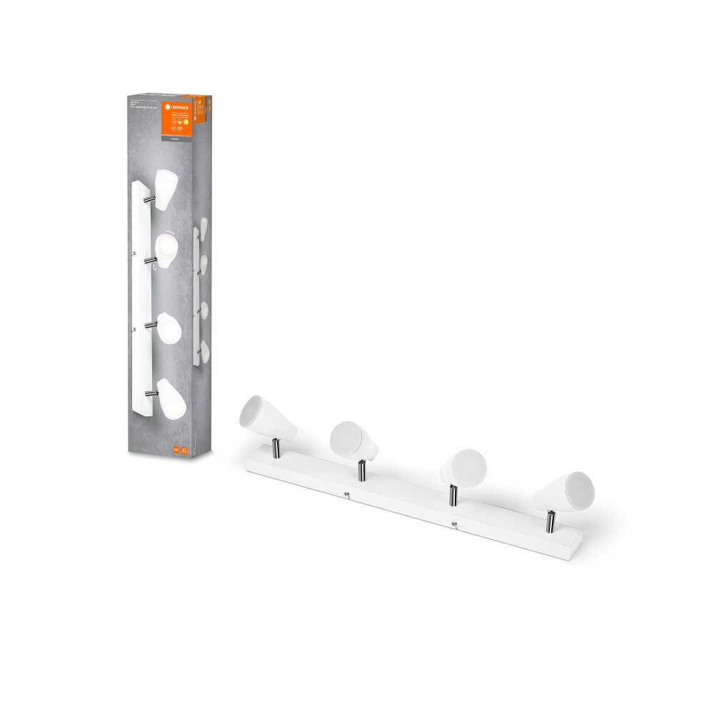 LEDVANCE Led Spot Deckenleuchte Weiß, 4-flammig main product photo